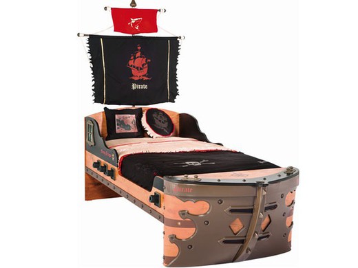 Pirate Ship Bed 90cmx190cm