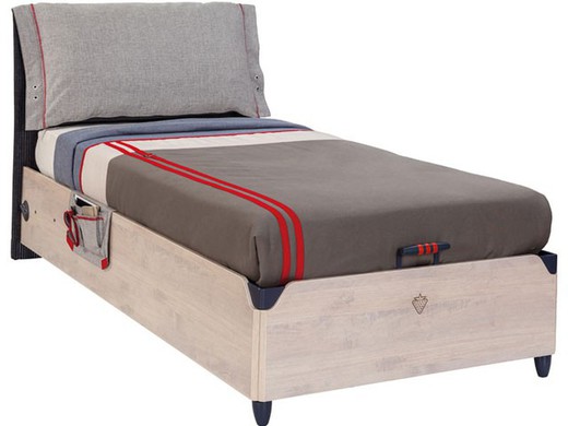 Trio Bed with Base (100x200cm)