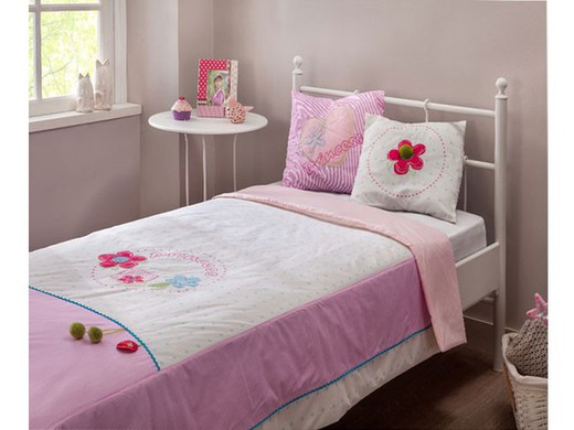 Flora Bed cover (pink)