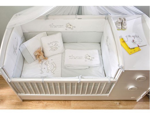 Baby Cotton bedding set 75x115 cm