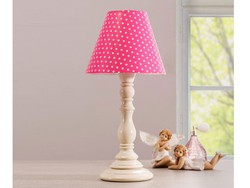 Lámpara de mesa Dotty rosa