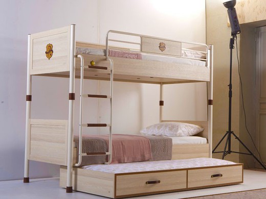 Royal Bunk Bed & Pull-out Bed 90x200/90x190cm