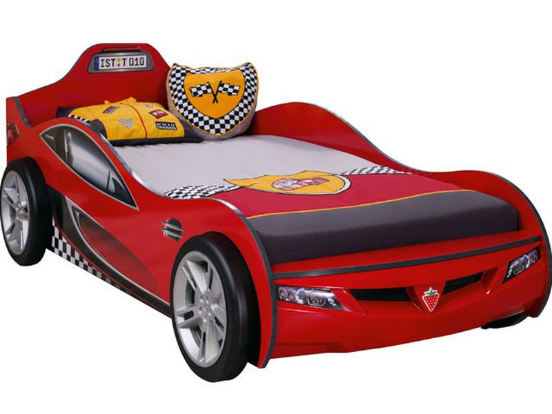 Los niños de color rojo de la carrera de coches camas gemelas Kid's Muebles  de dormitorio cama de autos de carrera con la luz - China Chico Chico cama  Auto Cama bebé