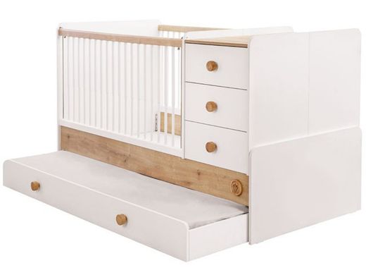 Cuna convertible con nido Natura Baby