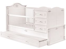 Romantic Convertible Baby Bed(with parent bed)(80x180cm)